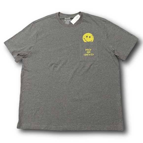 Dazed And Confused Smiley Face embroidered pocket tee - size XXL - Picture 1 of 6